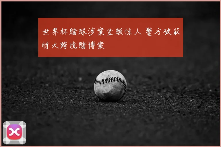 世界杯赌球涉案金额惊人 警方破获特大跨境赌博案